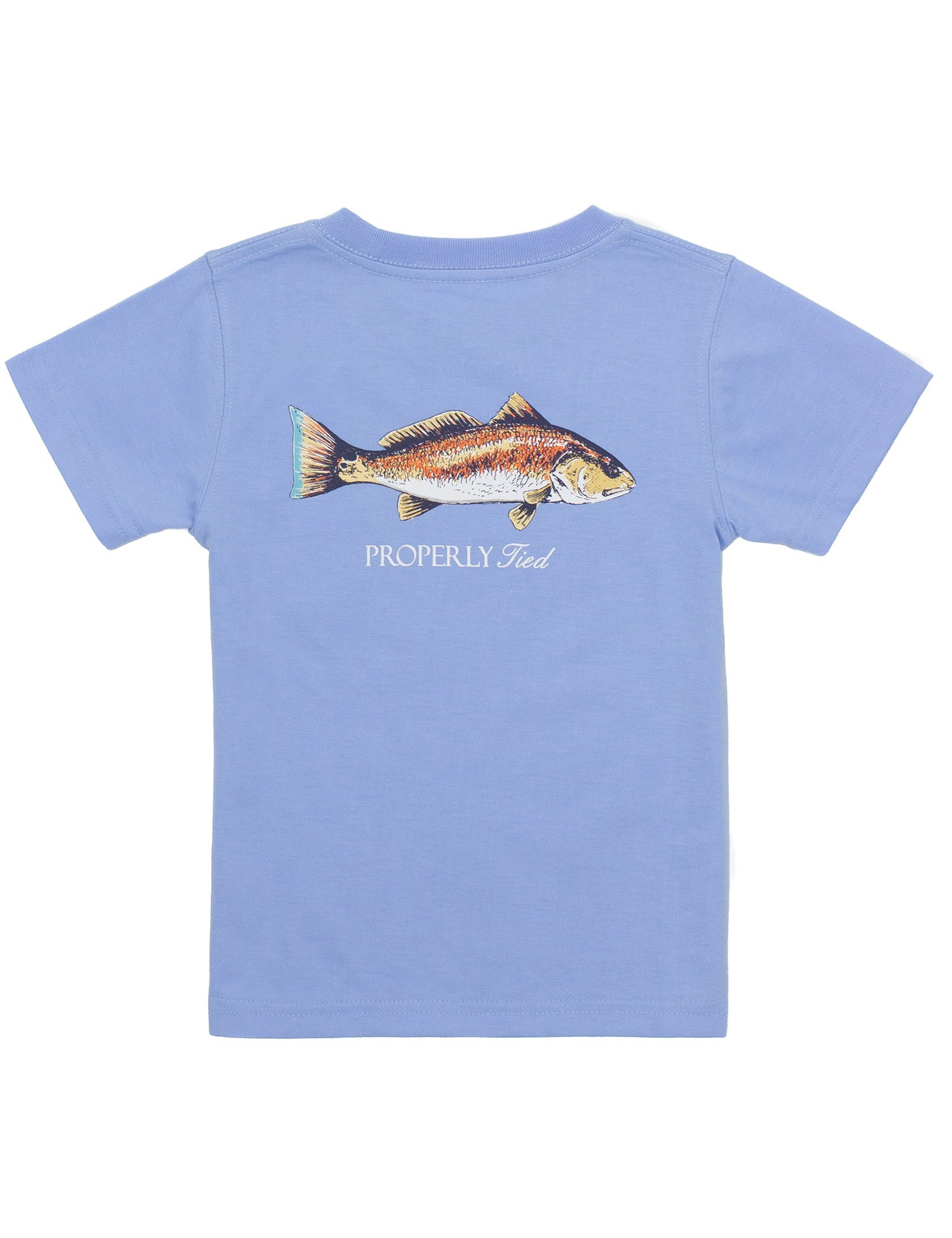 T-Shirt Short Sleeve - Redfish - Light Blue