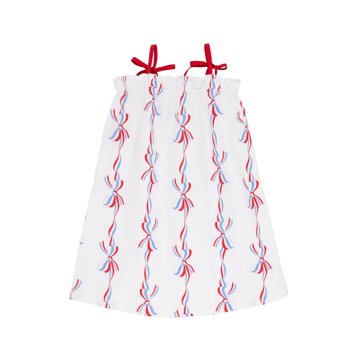 Laineys Little Dress - America's Birthday Bows With Richmond Red