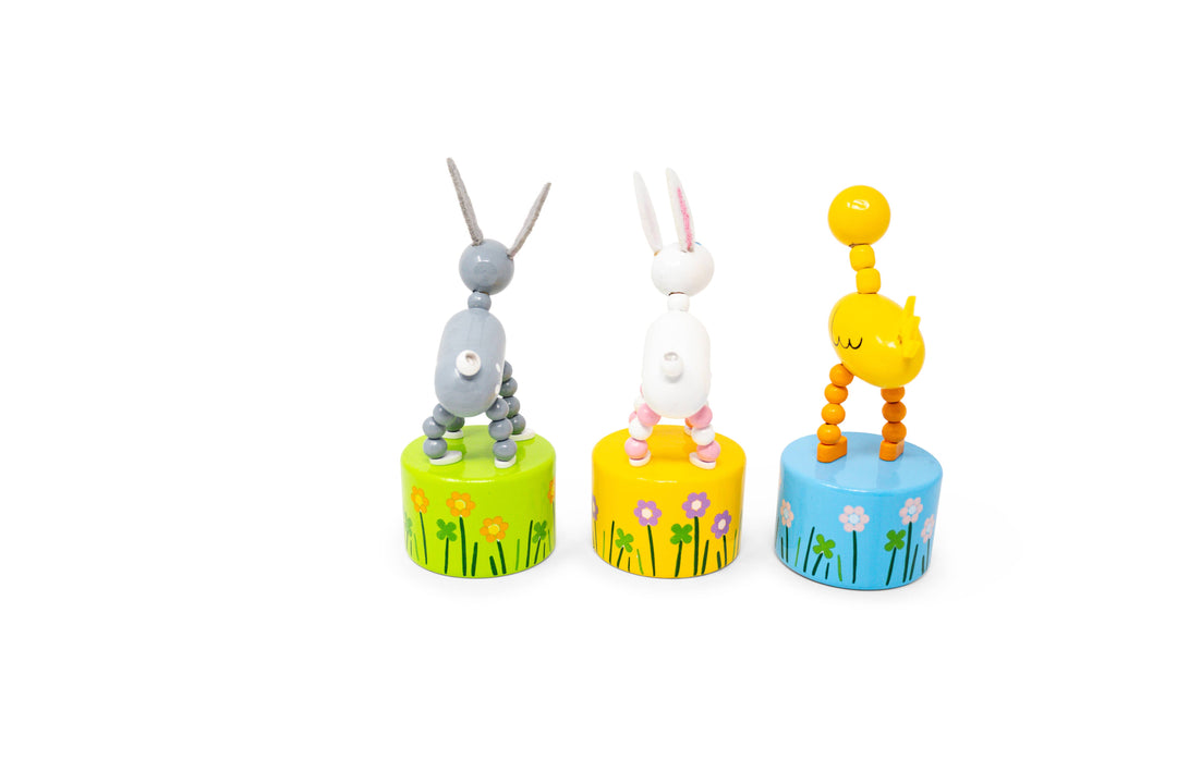 Duck &amp; Bunny Push Puppet