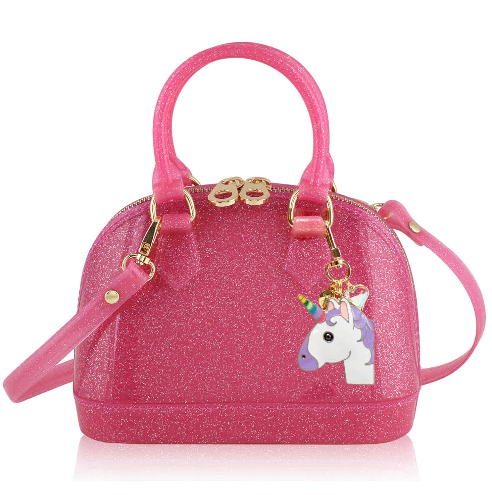 Cate Jelly Purse - Hot Pink - Unicorn Edition