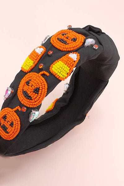 Halloween Beaded Headband