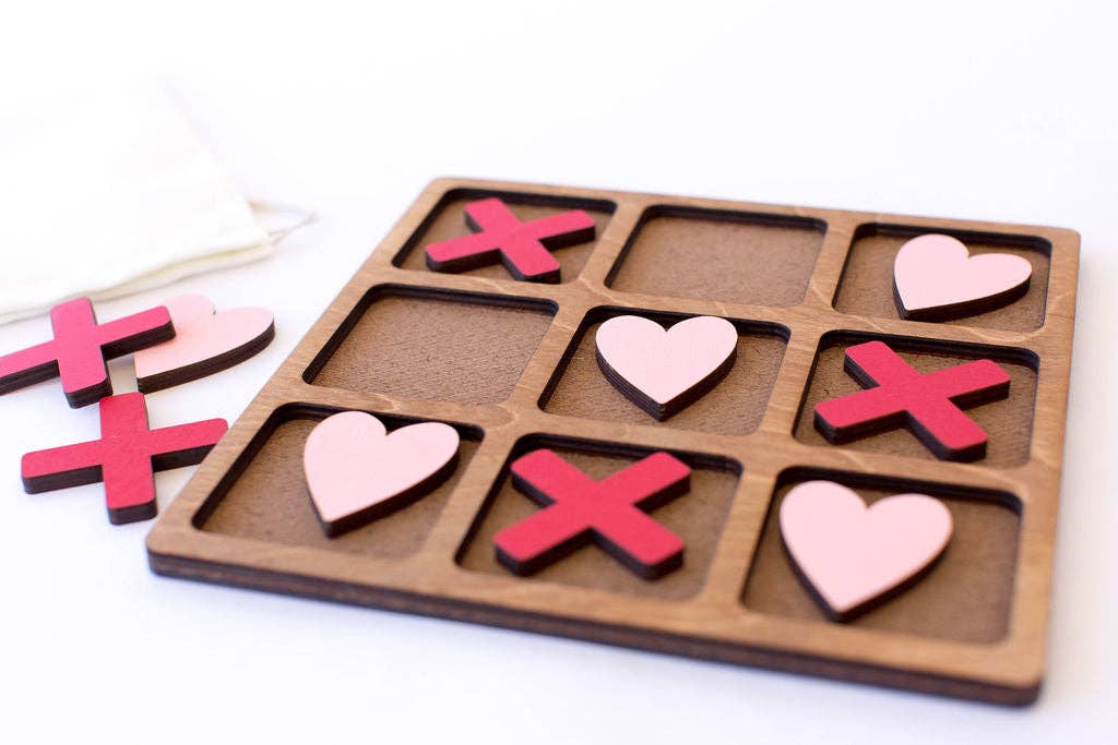 Tic Tac Toe Board - Valentine&