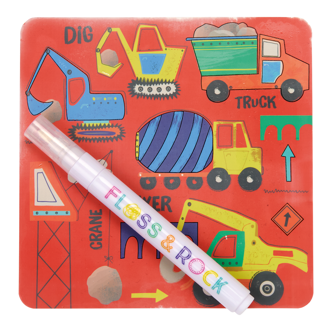 Magic Colour-In Cards - Construction