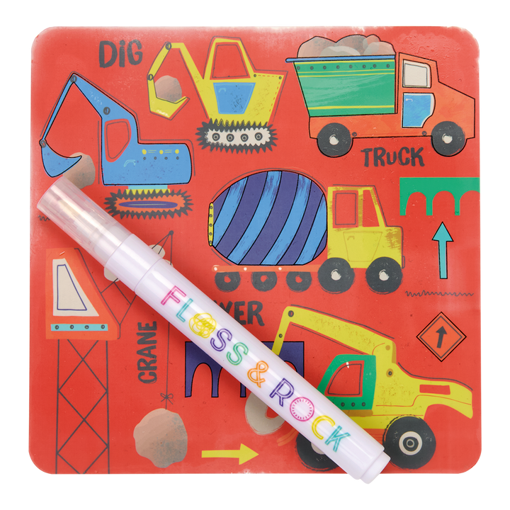 Magic Colour-In Cards - Construction