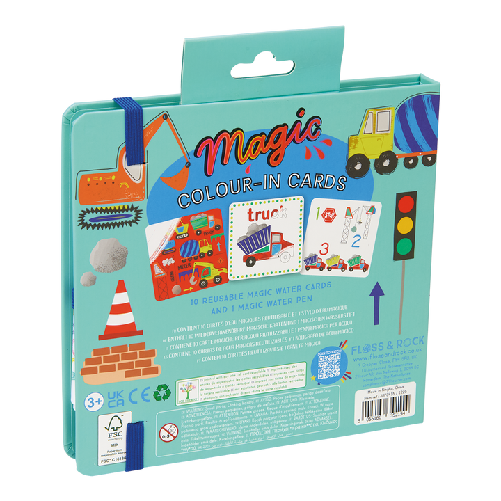 Magic Colour-In Cards - Construction