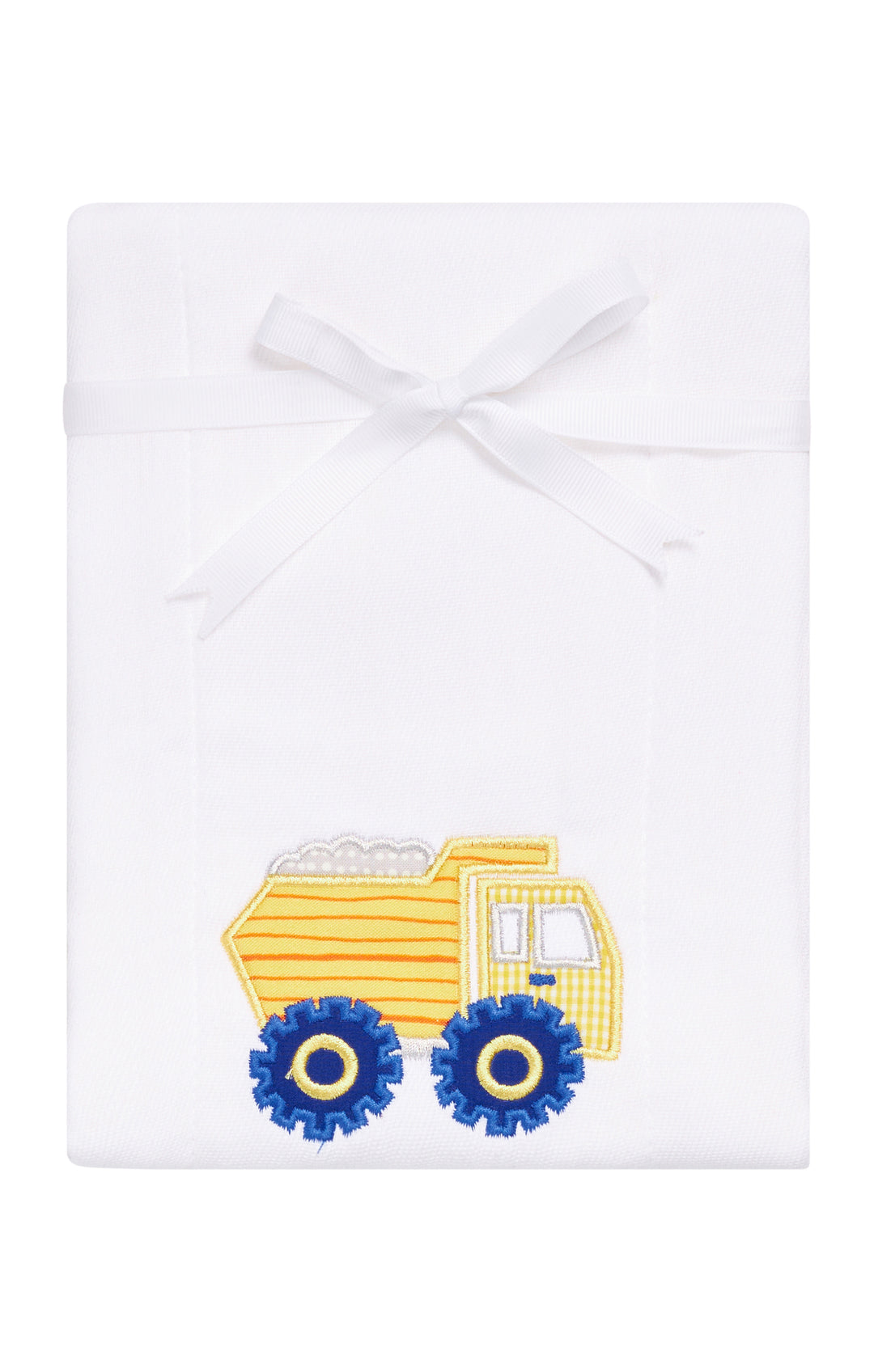 3 Marthas Applique Burp - Dump Truck