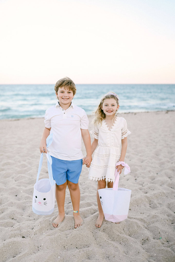 Easter Bunny Basket - Pink