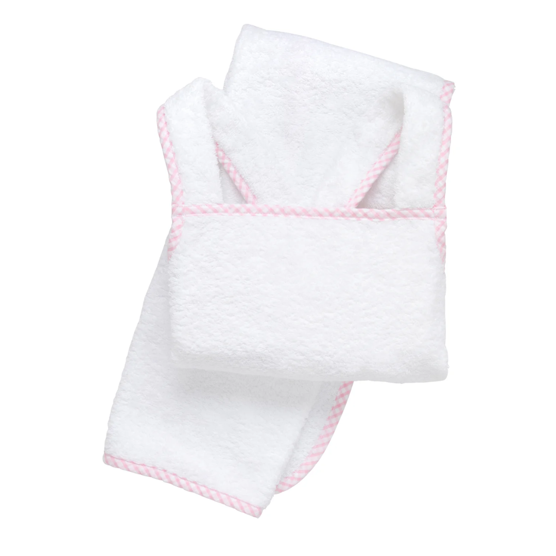 3marthas Bath Buddy Apron - Pink Check