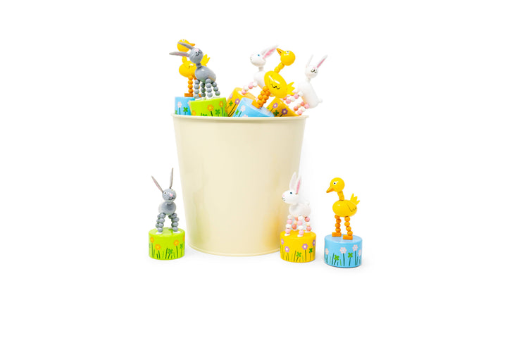Duck &amp; Bunny Push Puppet
