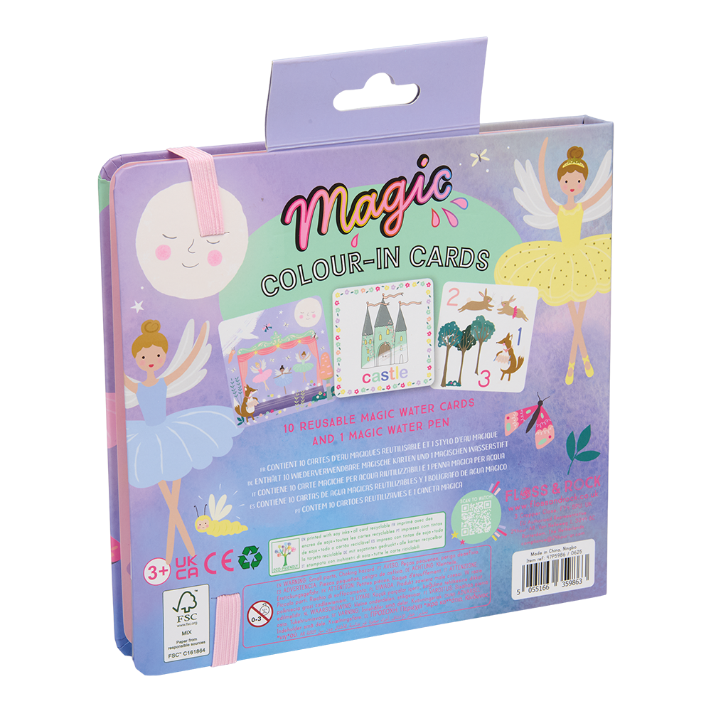 Magic Colour-In Cards - Enchanted