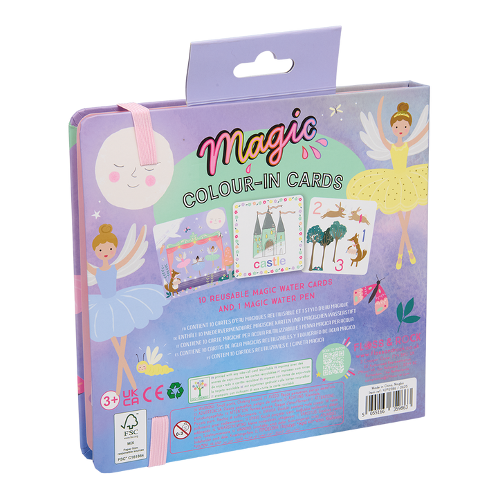 Magic Colour-In Cards - Enchanted