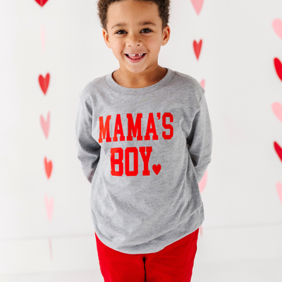 Mama's Boy Shirt - Gray