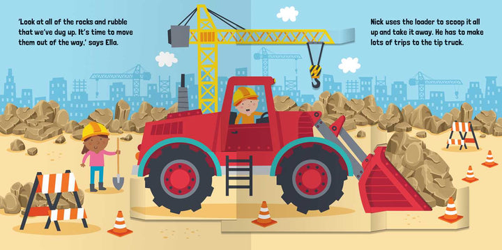 Trucks &amp; Diggers: Pop-Up Book