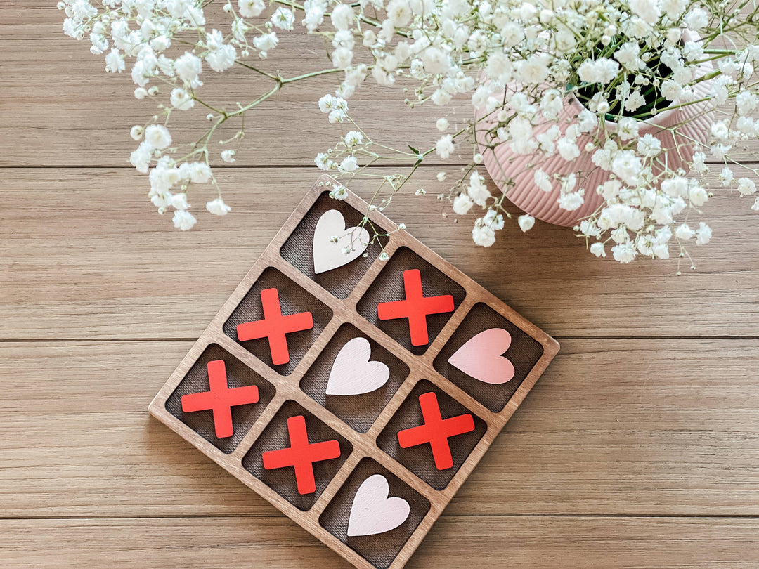 Tic Tac Toe Board - Valentine&