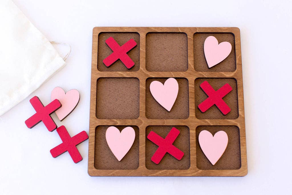 Tic Tac Toe Board - Valentine&
