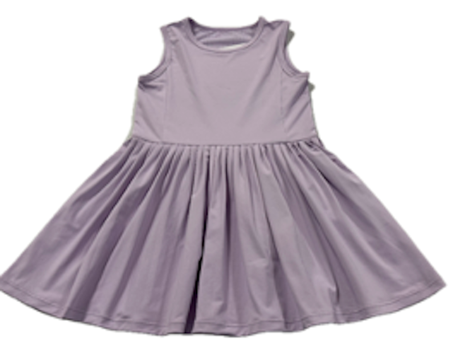 lulu bebe Mesh Dress - Orchid