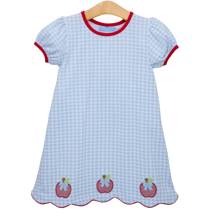 trotter street kids knit Dress - Apple Trio back to school
