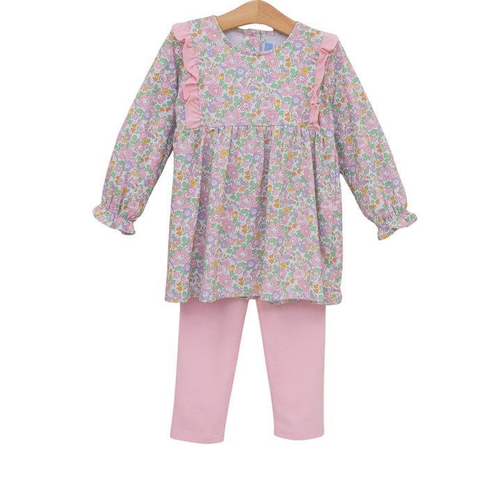 trotter street kids autumn blooms pant set