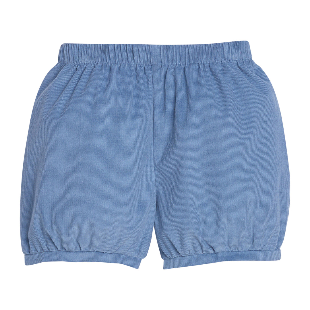little english Banded Short - Stormy Blue Corduroy