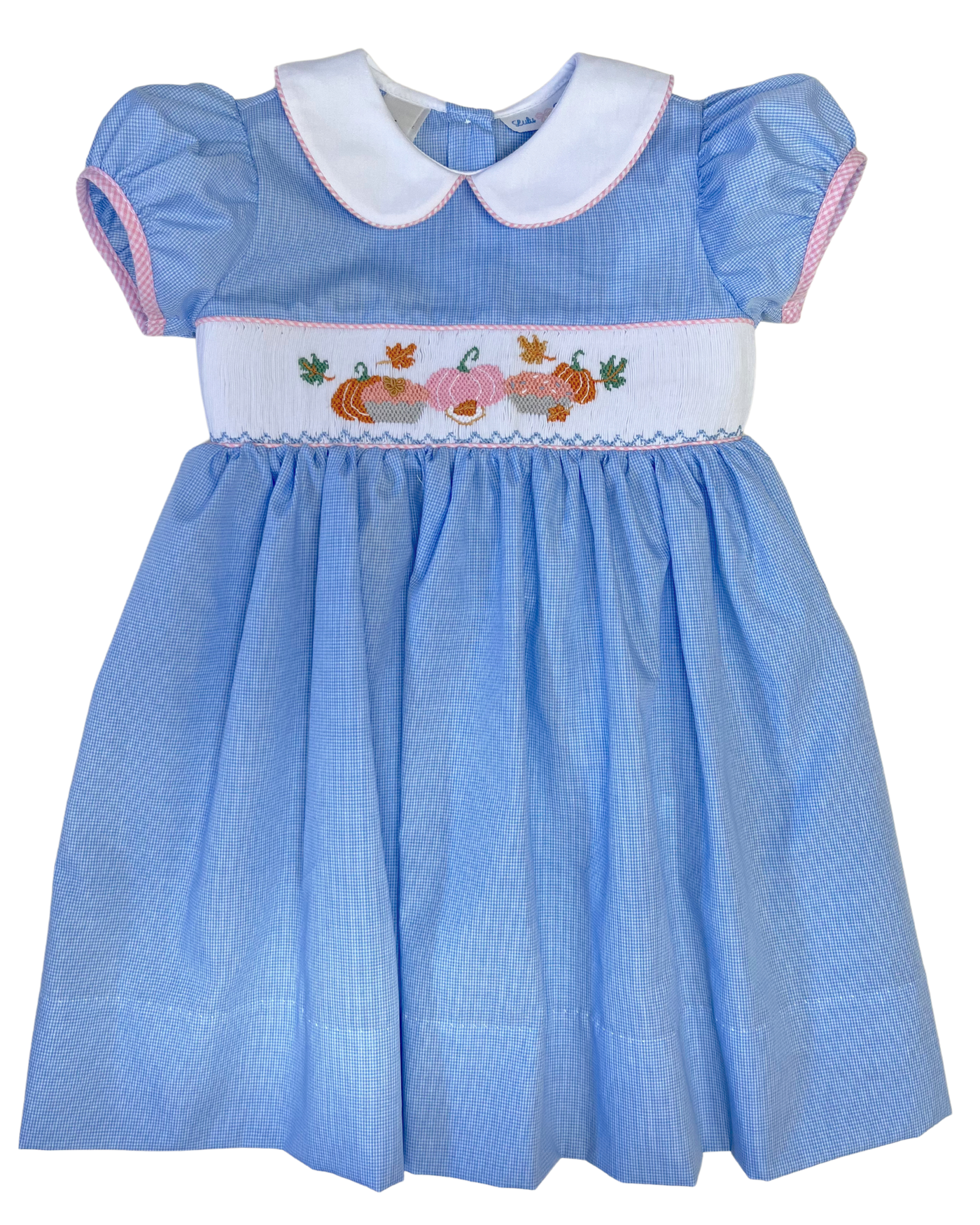 Rose Smocked Dress - Pink Pumpkins