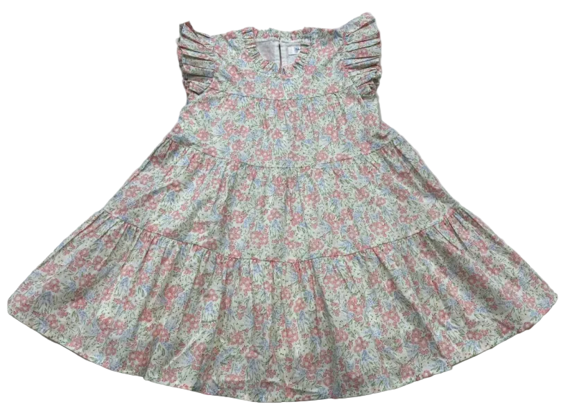 lulu bebe Carly Pleated Dress - Floral