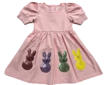 lulu bebe clara sequin dress light pink peeps