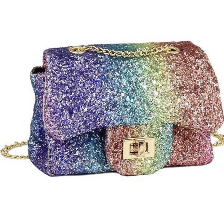 lola and the boys Coco Glitter Purse
