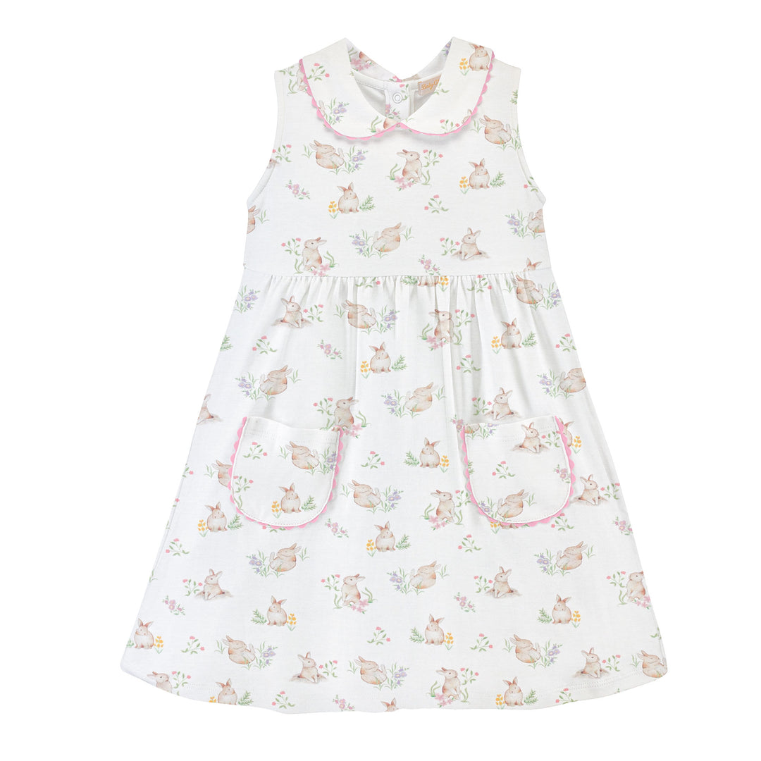 baby club chic Dress w/ Collar and Pockets - Little Hops