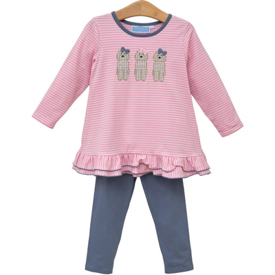 Trotter Street Pant Set - Dog Ruffle