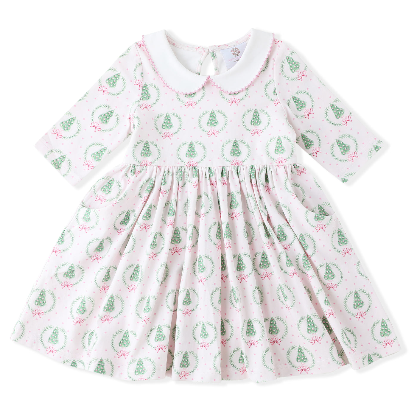 Swoon Baby Proper Twirl Dress - Christmas Tree