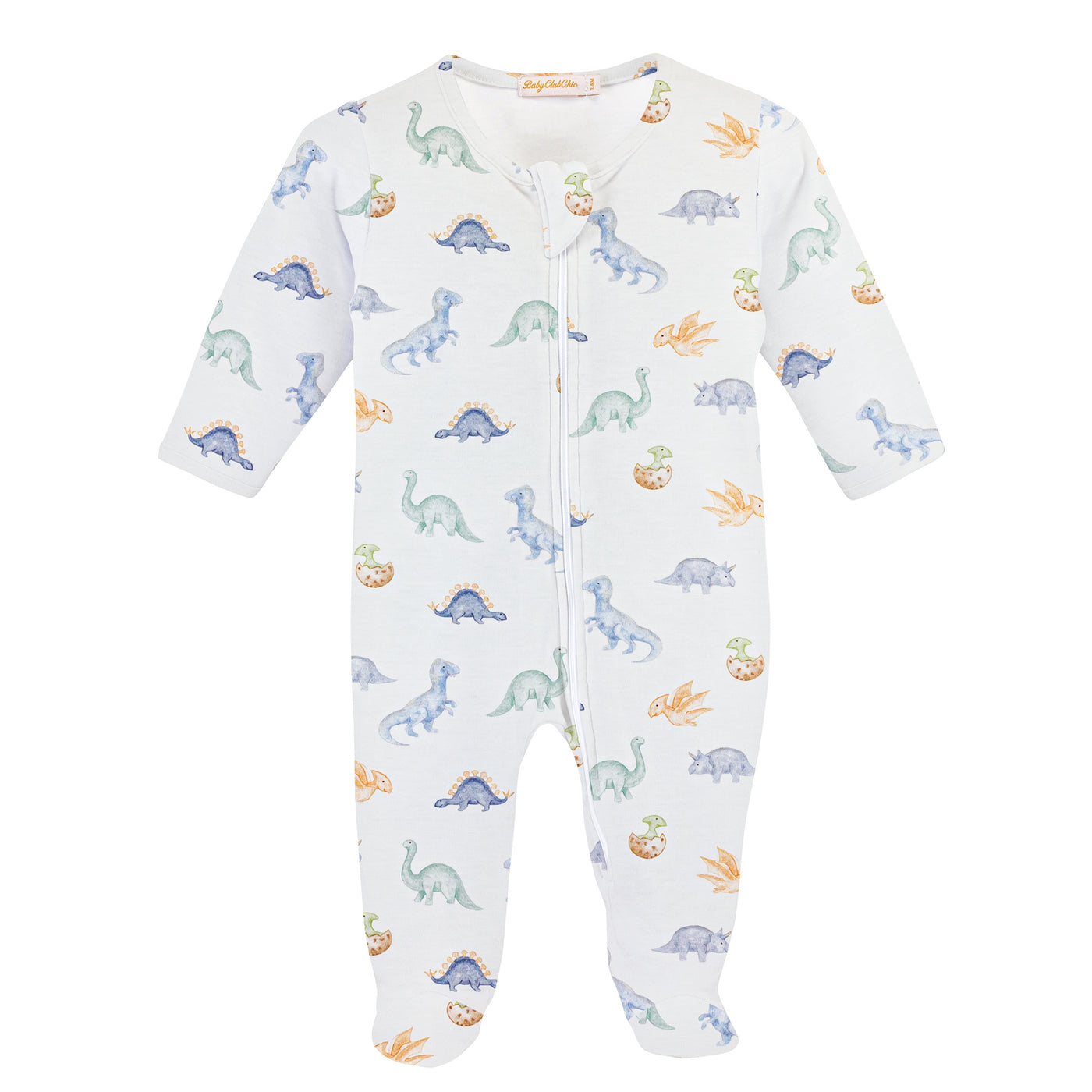 Zipped Footie - Baby Dinos