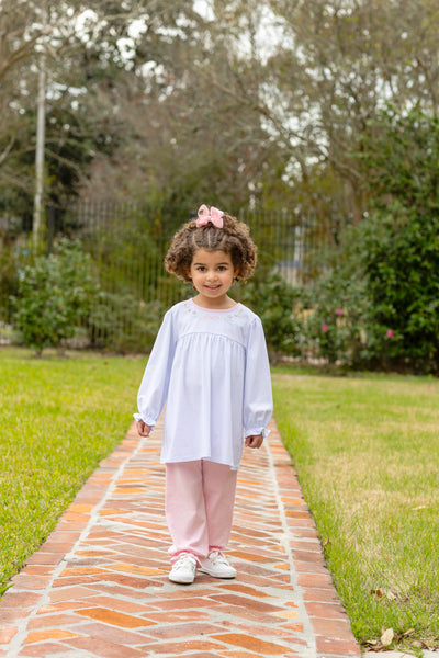 Pant Set - Floral Embroidery