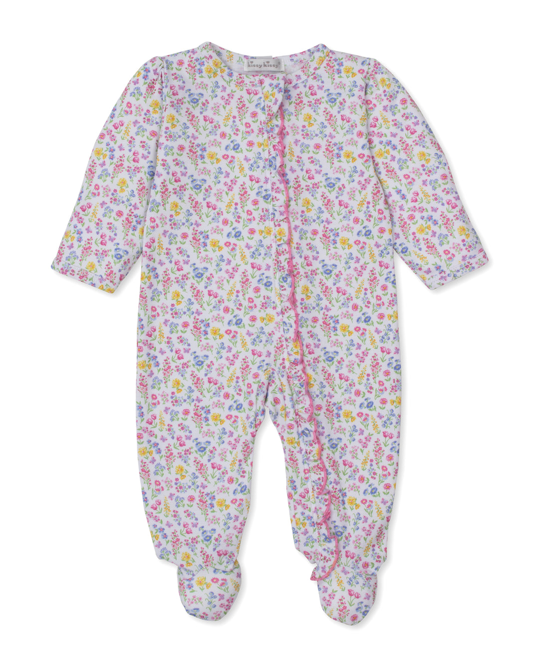 kissy kissy Footie Zipped - Pastel Gardens