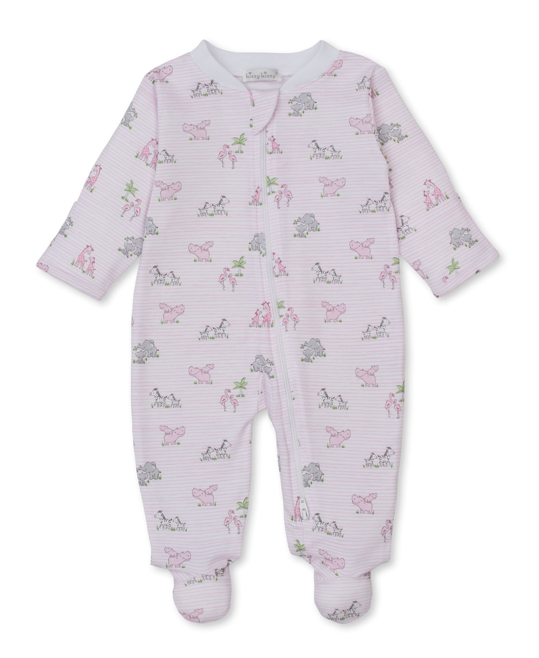 kissy kissy Footie Zipped - Safari Party