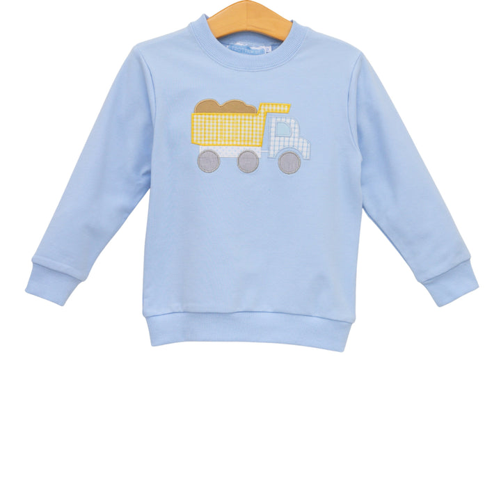 trotter street kids French Terry Pullover - Dump Truck