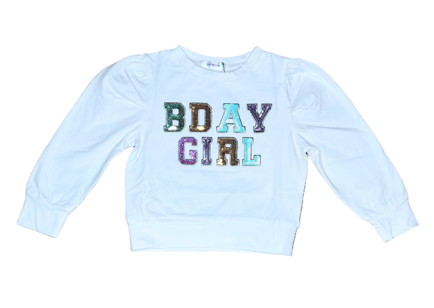 Lily Sequin Puff Shirt - Birthday