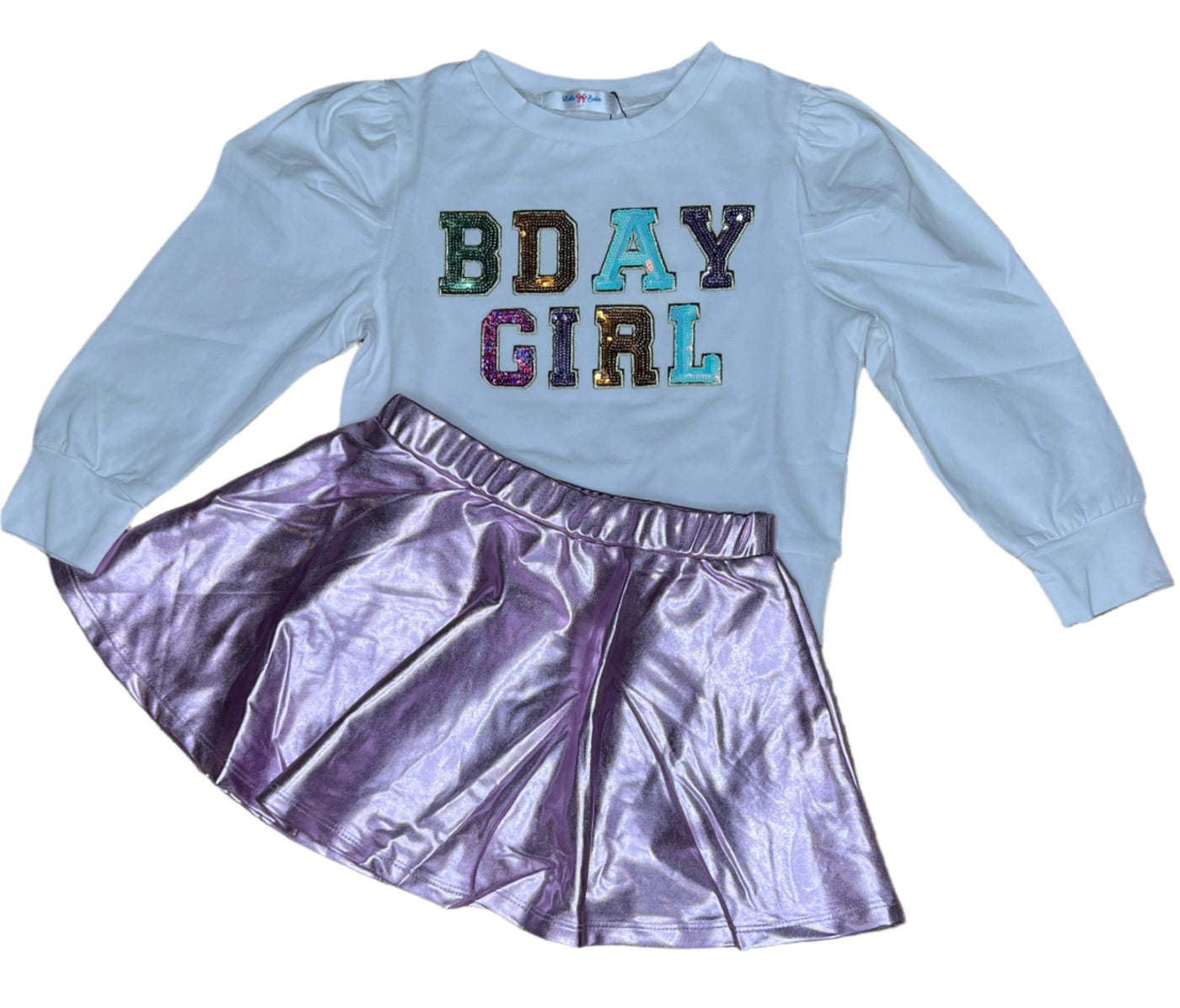 Lily Sequin Puff Shirt - Birthday