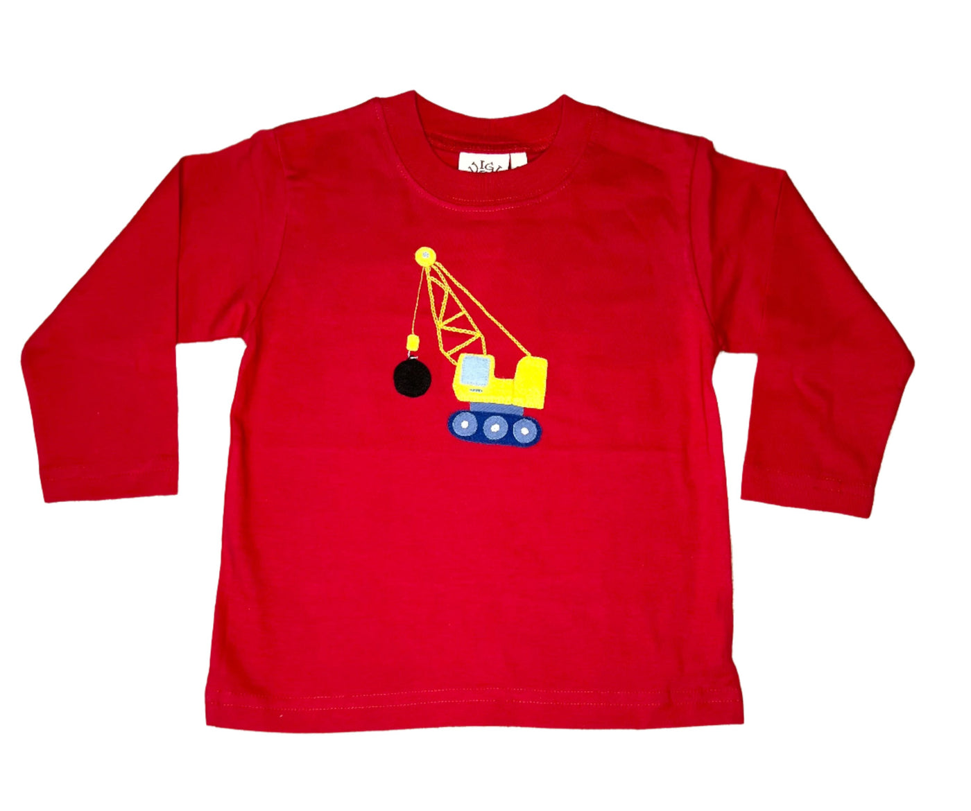 T-Shirt LS - Crane with Wrecking Ball