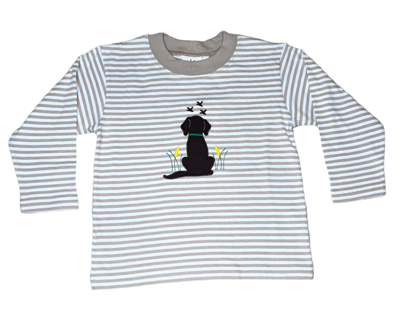 T-Shirt LS - Dog Hunting Ducks