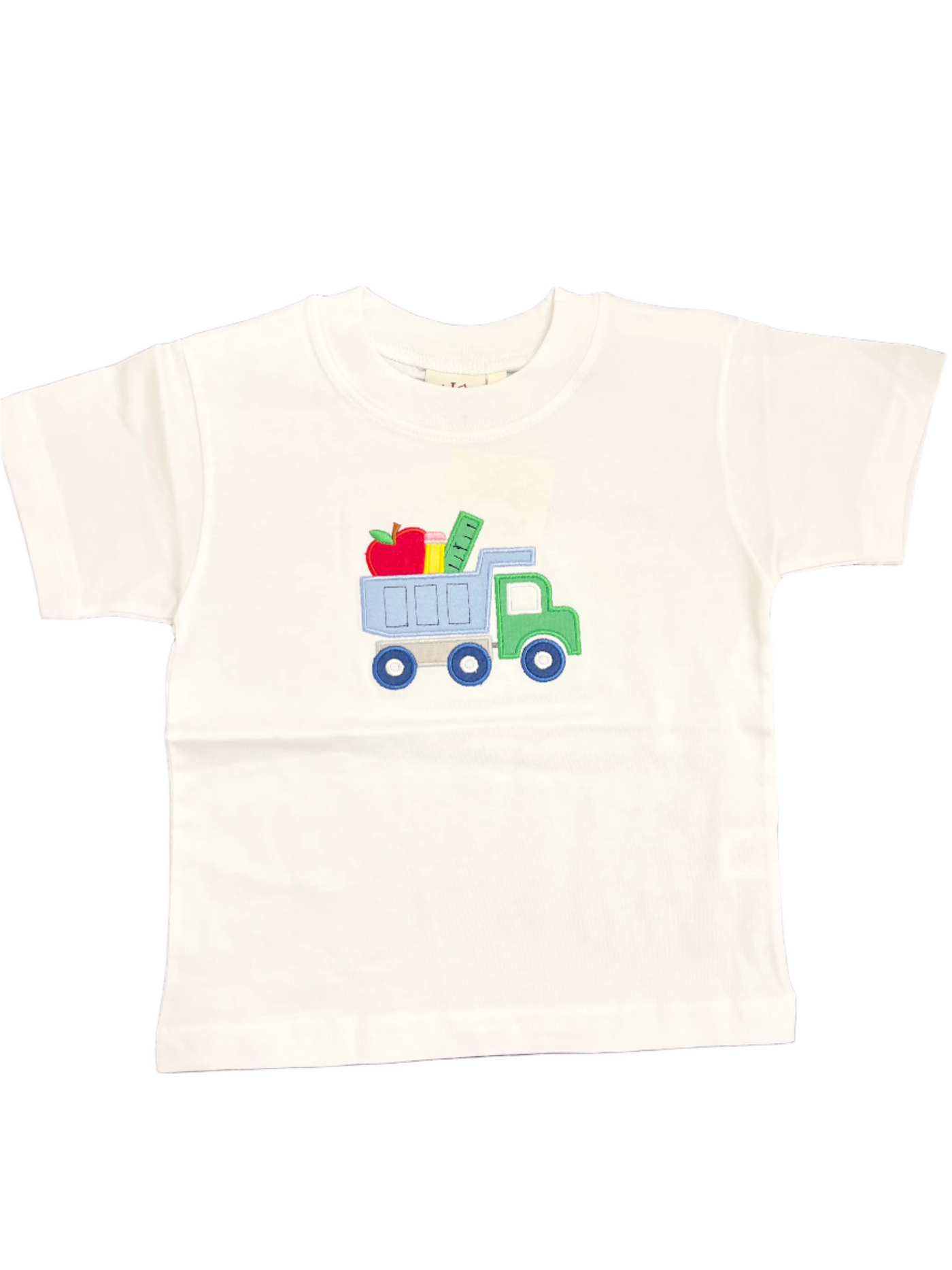 T-Shirt SS - Dump Truck with Apple and Book