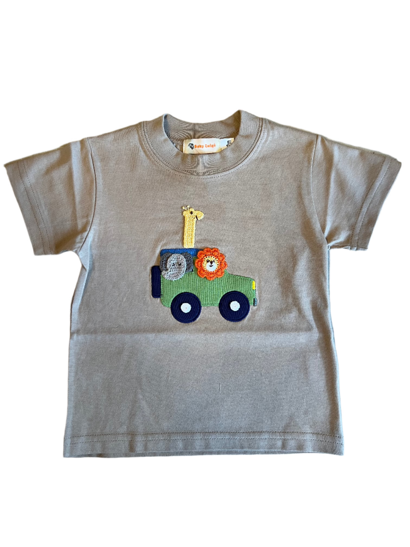 T-Shirt SS - Safari Jeep w/ Zoo Animals