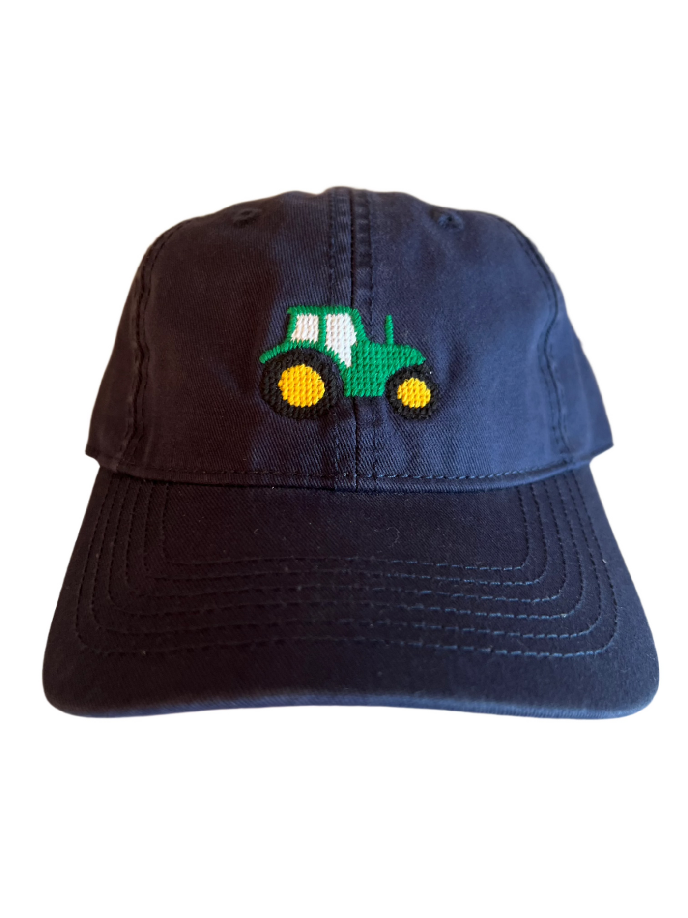 Baseball Hat - Navy with Tractor
