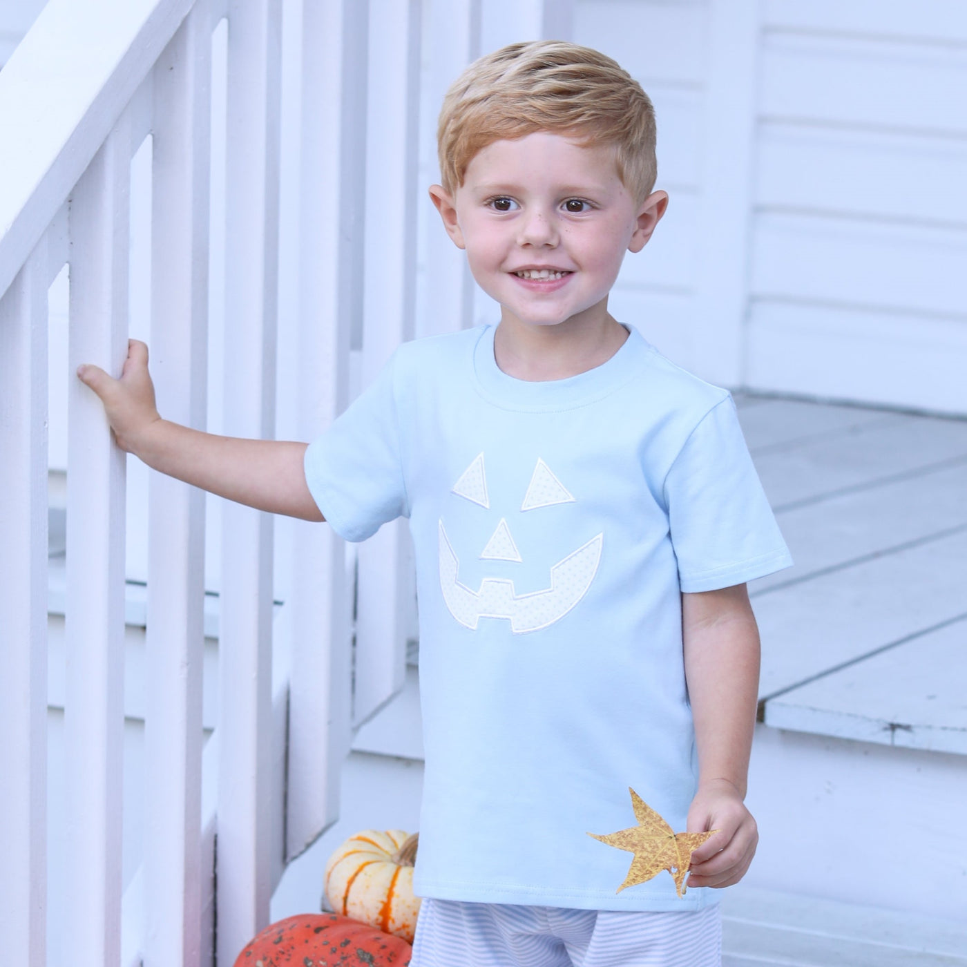 Shirt - Jack O'Lantern - Blue