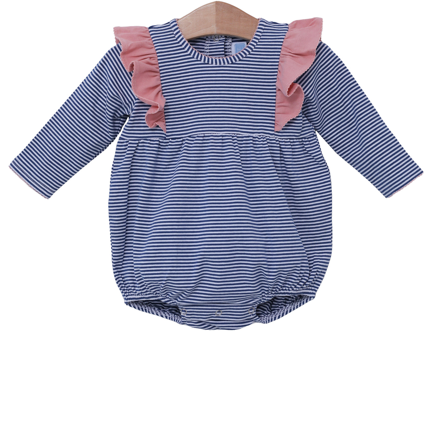 Madison Bubble - Blue and Mauve Stripe
