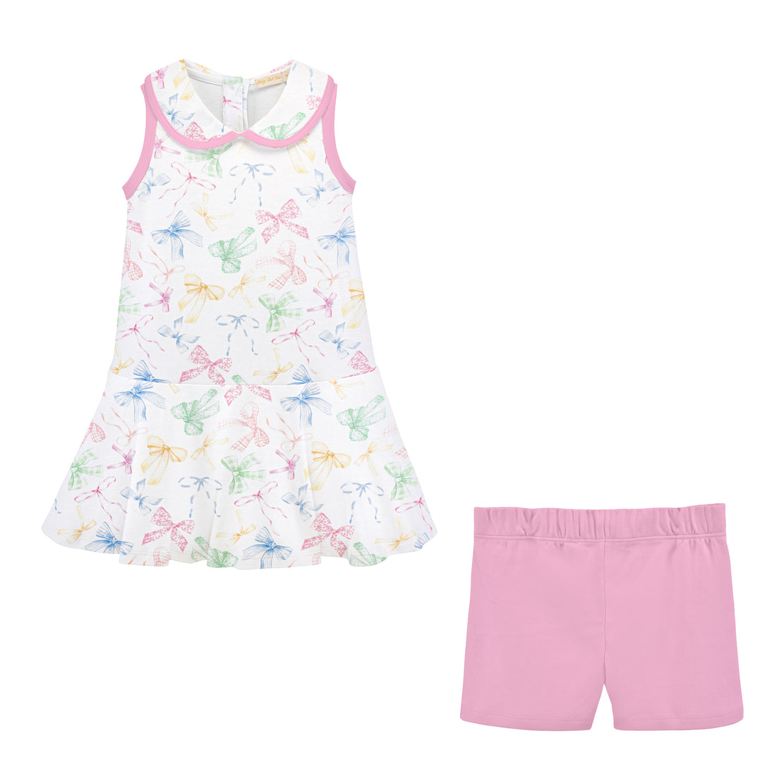 baby club chic Dress w/ Round Collar - Confetti Bows