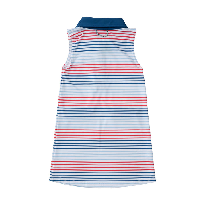 Pro Sleeveless Polo Dress - American Stripe
