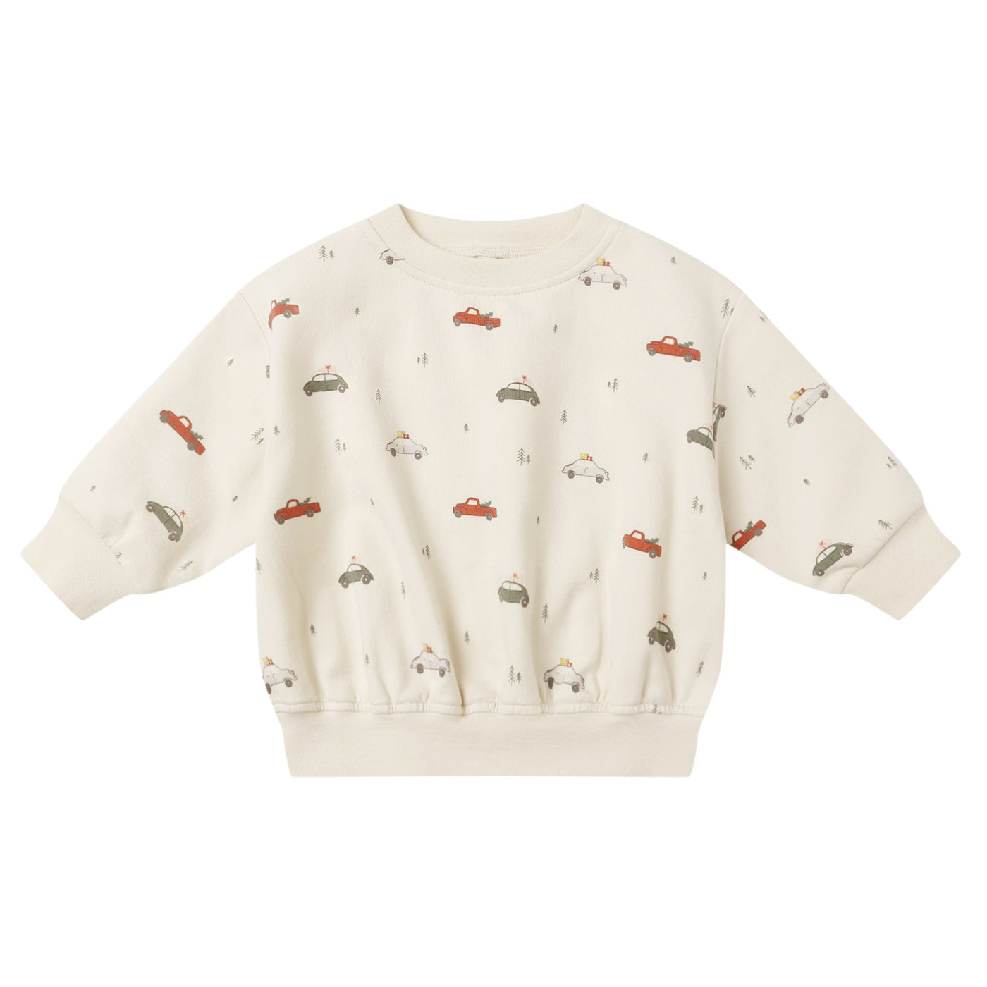 quincy mae Relaxed Fleece Sweatshirt - Cars