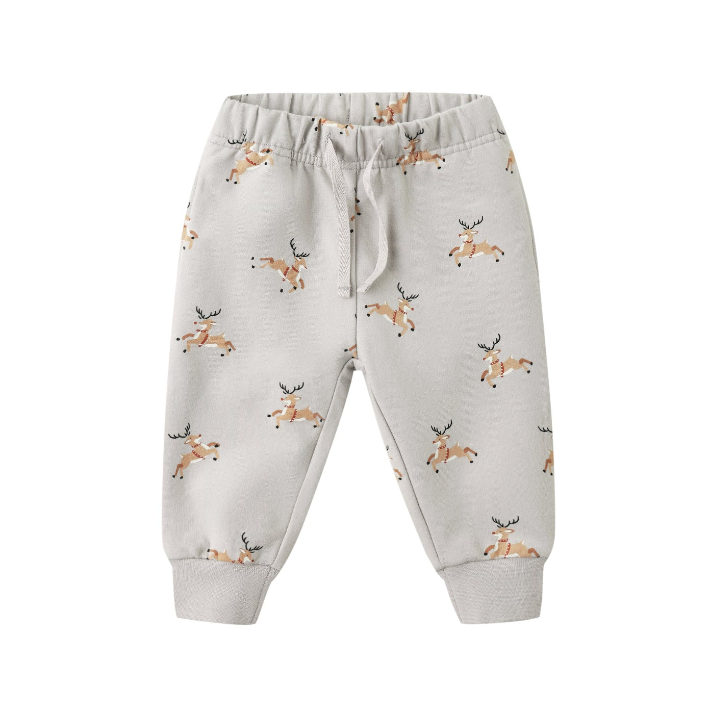 quincy mae Relaxed Fleece Sweatpant - Reindeer