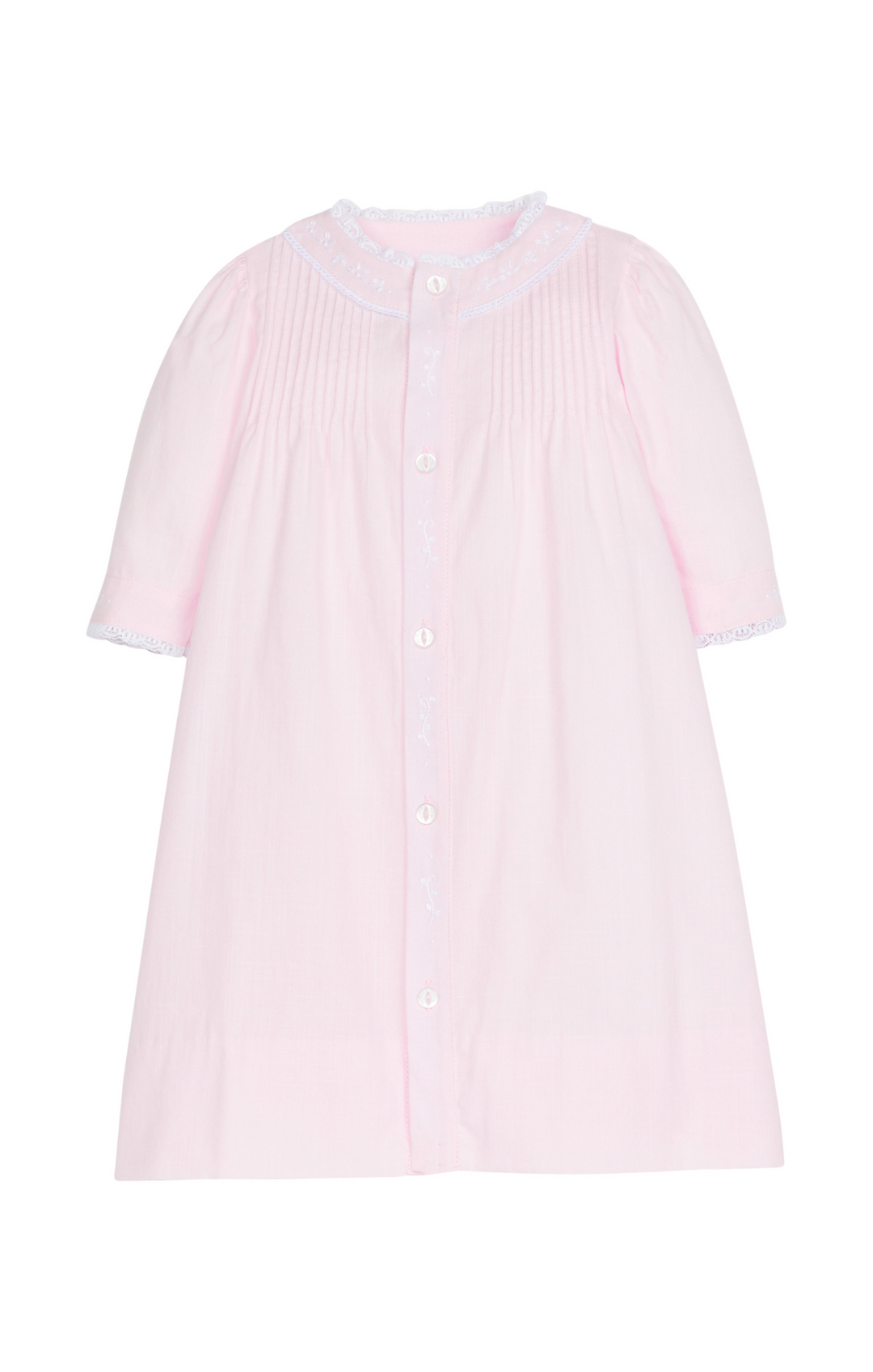 little english Ryeland Day Gown - Light Pink christening baptism
