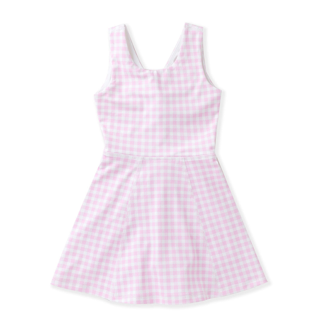 Swoon Tennis Dress - Pink Gingham